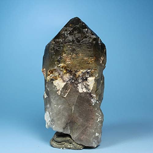 Zamtac Natural Mineral Crystal Quartz Stone Coluna de amostras de minério Ensino Espiritual Meditação Radiação Cristal Radiação 73