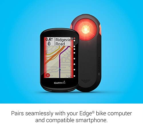 Garmin Edge® 1030 Plus, GPS Cycling/Bike Computer & Varia RTL515, Radar de ciclismo com luz traseira, alertas visuais e audíveis para veículos a até 153 metros de distância, 010-02376-00, um tamanho único