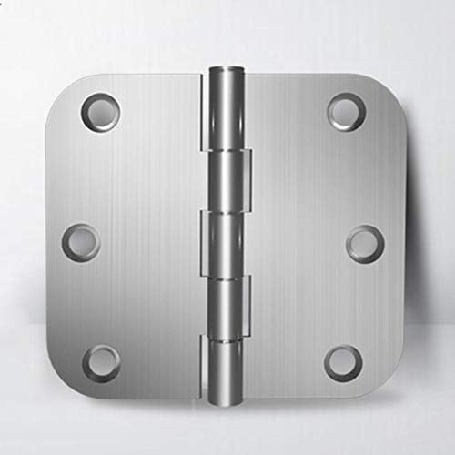 Dobradiça da porta Jahh 3pcs aço inoxidável para o gabinete de fechamento da porta do gabinete de face Montagem de níquel da porta