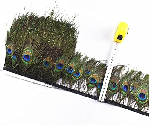 Ttndstore as penas naturais de pavão aparadas cerca de 15 cm de largura penas para acessórios de decoração de casamento diy-30643