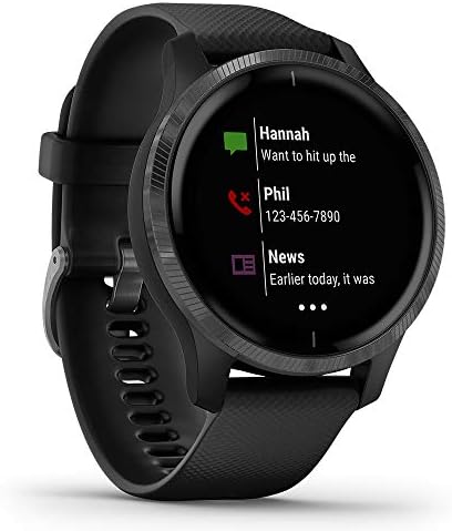 Garmin Venu Fitness Smartwatch para homens e mulheres - Relógio de tela sensível ao toque amável e elegante e impressionante com exercícios