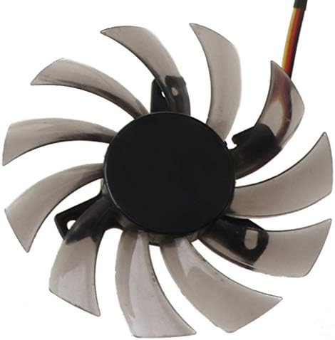 SARA-U T128010SM 75mm 3pin Fan de resfriamento compatível para GTX 460 465 560Ti Fan do refrigerador de placa gráfica