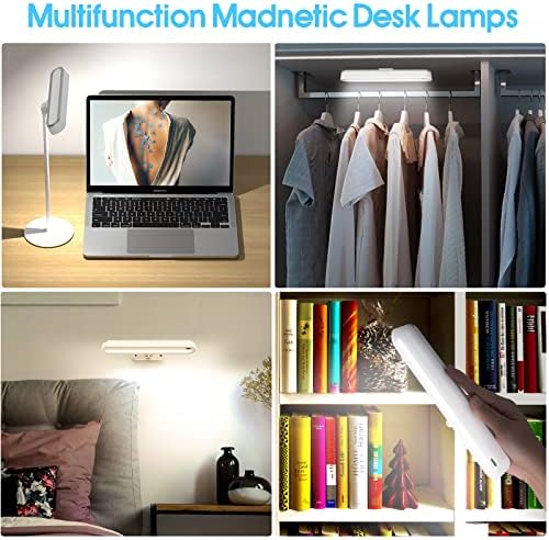 Lâmpada de mesa LED BeyondOp para escritório em casa, luzes magnéticas com bateria recarregável de 1800mAh, lâmpada de leitura diminuída