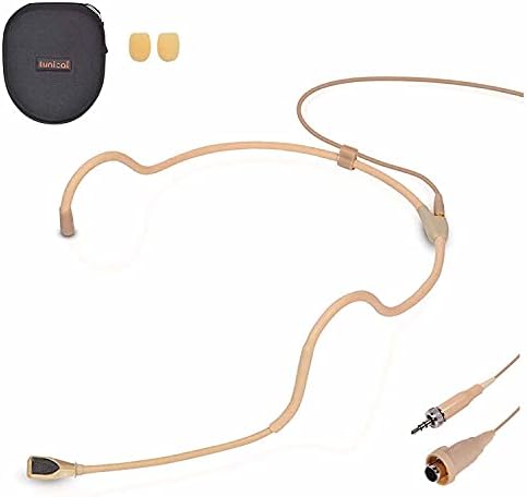 Microfone túnico de fone de ouvido de resistência à água HMRO1 - microfone de cabeça omnidirecional para sistemas de microfone