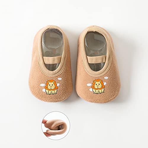 Sapatos para meninas meninos e meninas meias de piso interno de piso rápido Sapatos para crianças pequenas educadoras