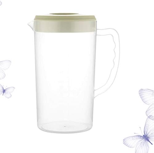 Jarro de galão jarro de galão com tampa ajustável- arremessadora de filtro de água de 2600 ml com jarra plástica transparente