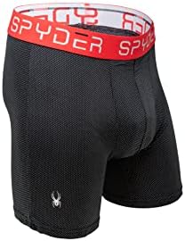 Spyder Performance Mesh Mens Boxer Briefs Sports Underwear 3 pacote para homens