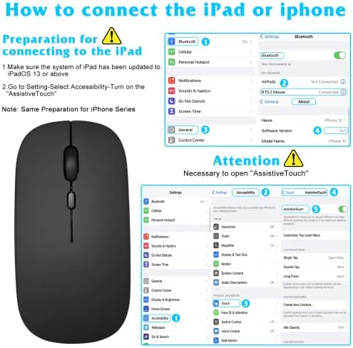 O teclado Bluetooth recarregável e o teclado de tamanho completo e o mouse ergonômico é um samsung Galaxy Tab S8 Ultra e todo o Bluetooth Mac/Tablet/iPad/PC/laptop - Onyx preto