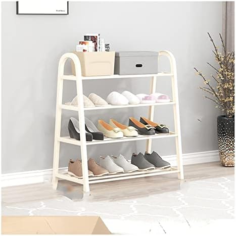 JTWMY Shoe Rack Creative Light Luxury Wind Pow Pow Shoe Shoe Rack Dormitório Aço inoxidável para sala de estar de