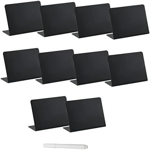 Besportble 1 Conjunto Reescrimitável Small Blackboard Mini Rótulos Mini Cavalino de quadro -negro para pintar Mensagem Retidão