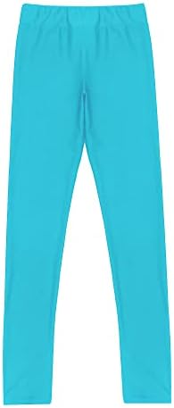 Kvysinly Kids Girls Ginástica Leggings Calças de dança de balé de ioga Patinação de meias magras, executando calças ativas