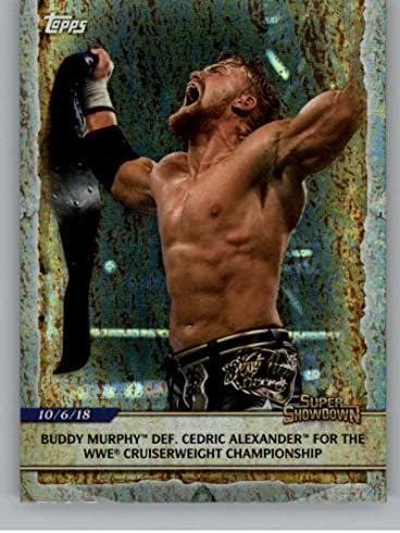 2020 Topps WWE Road to WrestleMania Foilboard 3 Buddy Murphy Wrestling Trading Card