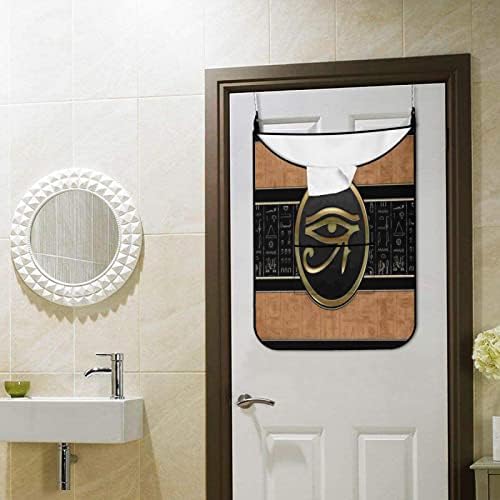 Sacor de lavanderia pendurada egypt Evey Olhe Arte egípcia com ganchos sobre as portas, bolsa de roupa durável para economizar