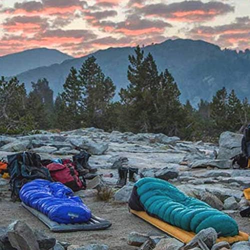 Saco de dormir Ultralite de montanhismo ocidental de 20 graus azul real de 6 pés 6in / esquerda