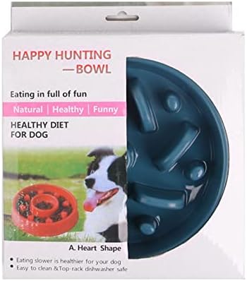 Buizinha de cachorro alimentador lento-grande alimentação interativa de animais de estimação saudável com base anti-skid não deslizamento e base e