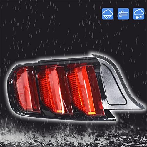 SILSCVTT DOISTRO LATERIA TRANDO LED LED MONTAGEM DO LIMPELAÇÃO DE LIGHTA DE 2015 2017 FORD MUSTANG RED LEN