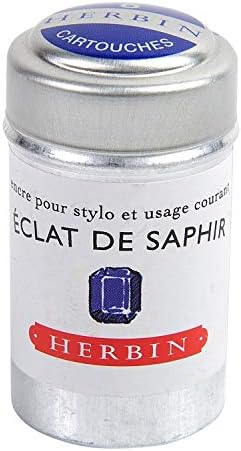 Herbin - Ref H201/16 - tinta de caneta -tinteiro - Eclat de Saphir - Cartucho