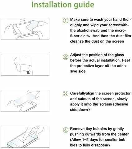 [2 pacote] Protetor de tela Compatível com o Google Pixel 6 Vidro temperado 9H Drafidade, Cristal Clear, Anti-Scratch, Bolhas