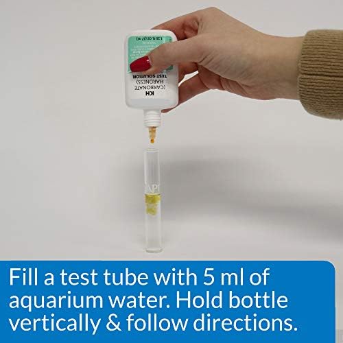 Kit de teste de água de dureza de carbonato API kit de teste de água aquário
