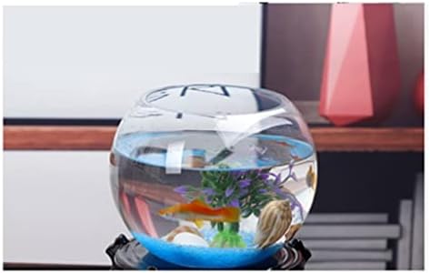 Vaso de peixe vaso de vidro criativo tanque de peixe tanque esférico redondo tanque de tartaruga dourada tigela de peixe dourado