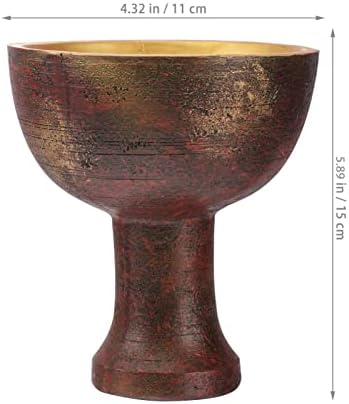 Zerodeko Indiana Jones Holy Cup The Last Crusade Cup Christ Chalice Crafts Resin Replicas Props Ornamentos decorativos