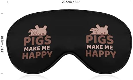 Porcos me fazem feliz máscara de olho macio eficaz sombreamento de venda