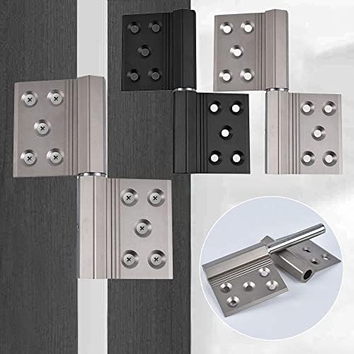 Acessórios de móveis Armário de liga de alumínio dobradiças de porta em forma de bandeira portas semicírculo de dobradiças de dobradiças -