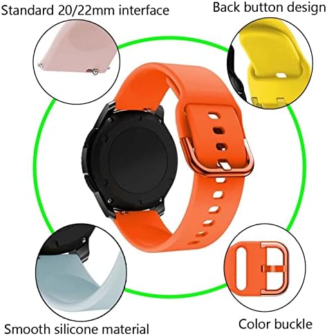 Acessórios de pulseira de Kappde Banda de vigilância 22mm para xiaomi haylou solar ls05 smart assista start silicone tira de pulseira