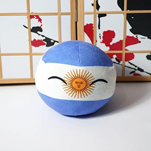 Wrrien Country Ball Pluushies, Polandball National Plush Pillow Mini Pingente Brinquedos recheados Tays Chaves Chaves de