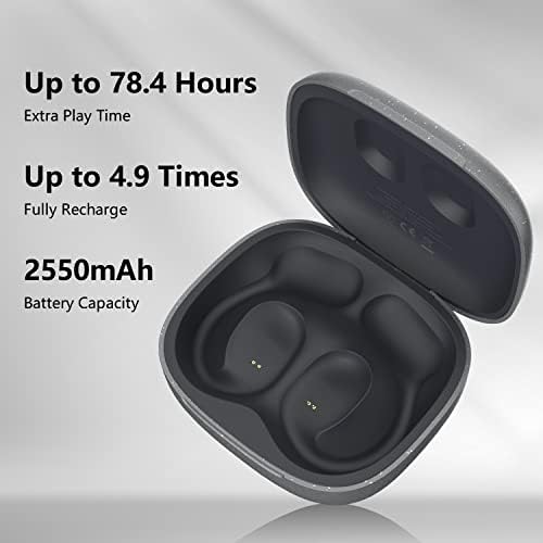 Caixa de carregamento de cabos de viagem de ouvido em ouvido OLADANCE- 78,4 horas de reprodução com bateria de grande capacidade de