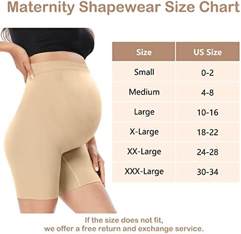 Calcinha Xnhan Secret Fit Shaper - Maternidade sem costura Shapewear para vestir, suporte da barriga, prevenir o raspadinho da coxa,