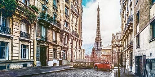 Yeele 20x10ft Eiffel Tower Backdrop para fotografia Romântica França Paris Old Retro Europeu Antecedentes Crianças Crianças