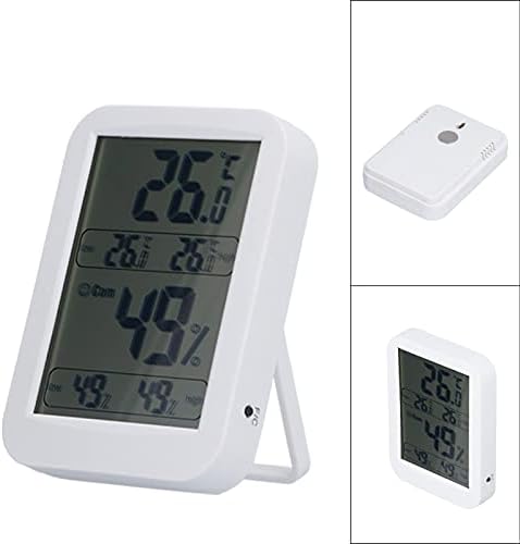 Hygrômetro digital de tela grande do FDIT Medidor de umidade do termômetro interno com a Função de memória Função de temperatura