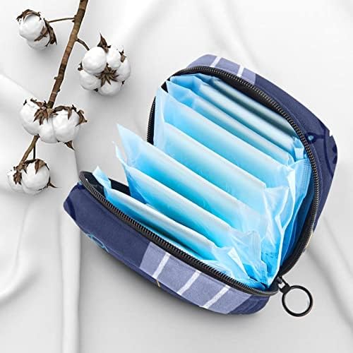 Bolsa de armazenamento de guardanapos sanitários de Oryuekan, bolsas de zíper menstrual reutilizável portátil, bolsa de armazenamento