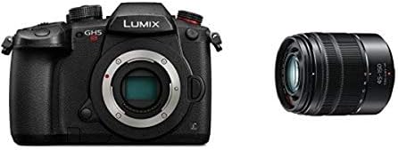 Panasonic lumix gh5s corpo c4k camera sem espelho e panasonic lumix g varia lente 45-150mm