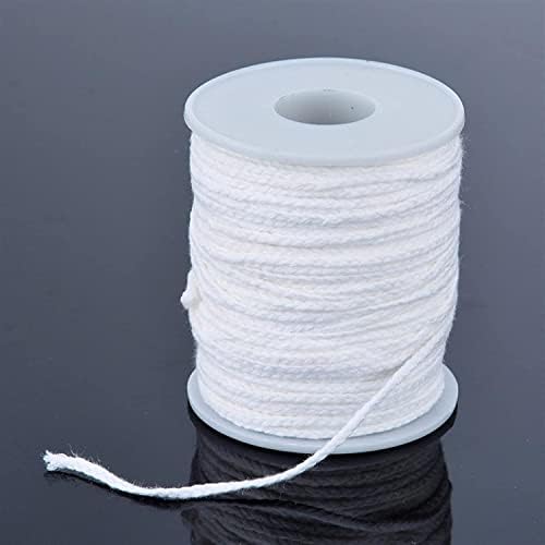 Candlewick Cotton Substituição Malpiote de substituição vela vela vela pavio picada de linhas de cera corda de cera