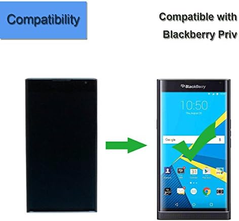 Para BlackBerry Priva Substituição AMOLED Touch Screen Full Assembly LCD preto com quadro + ferramentas + adesivo