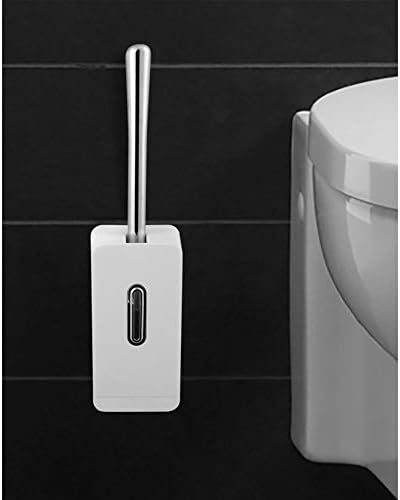 Escova de vaso sanitário Everrend Conjunto de escova de vaso sanitário limpo Tipo de parede grátis Tipo de parede macia sem