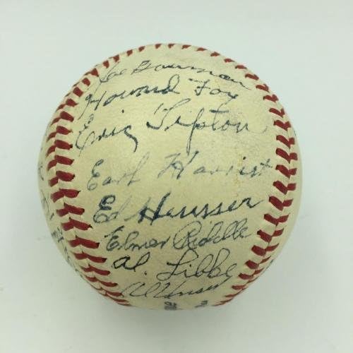 A melhor equipe de Cincinnati Reds de 1945 assinou a Liga Nacional de beisebol JSA COA - Bolalls autografados