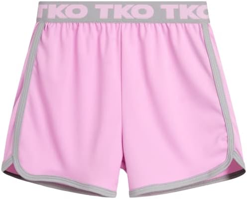 Shorts ativos de garotas da TKO - 6 Pack Pack Performance Shorts de corrida seca para meninas - crianças shorts atléticos leves