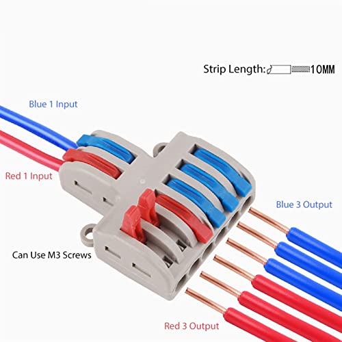 5/10pcs SPL-42/62 Conector de fio rápido FIENCIONAL CONECTOR DE CABO UNIVERSAL BLOCO TERMINAL DE CONGRENTO DE CONGRENTE