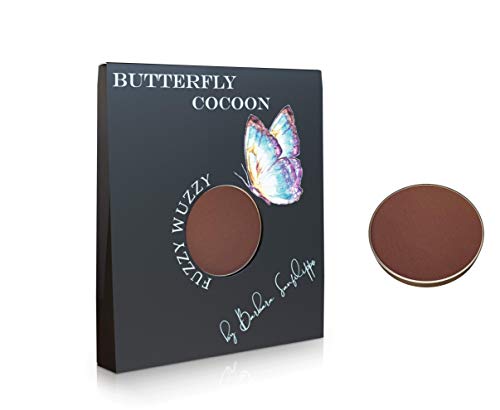 Butterfly Cocoon Fuzzy Wuzzy Single Shushadow Pan, altamente pigmentada, maquiagem para os olhos, fosco, nude, tom escuro