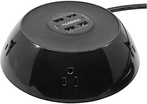 Lorell Compact 5 outlet USB Power POD