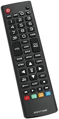 New AKB73715608 Replacement TV Remote for LG 39LN5300 32LN530B 42LN5300 42LN5400 50LN5400 47LN5400 55LN5400 50LN5200 32LN5300