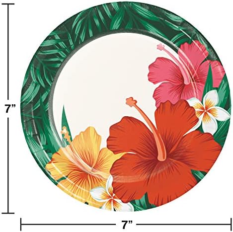Placas de sobremesa de flores tropicais de conversão criativa, 7 , multicoloria
