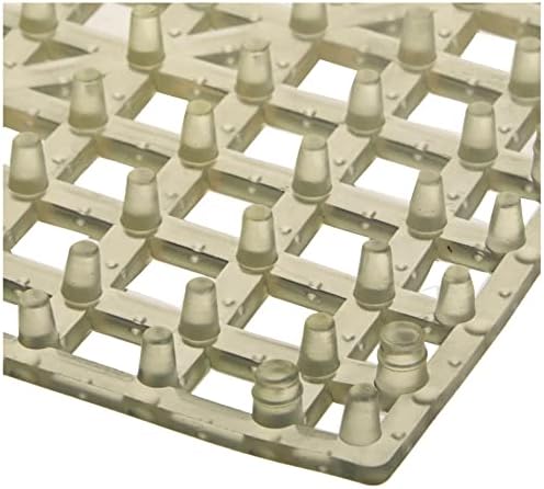 WINCO BARLATE BLOCKLOCK MAT, 12 por 12 polegadas, claro