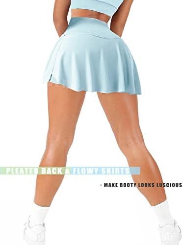 Saias de golfe de tênis feminino CFR com shorts de bolso crossover cintura ginástica esportes de ginástica esportes esportivos