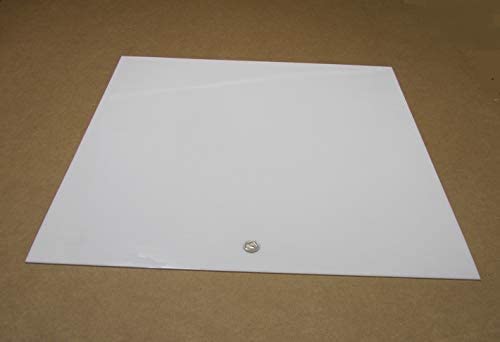 Delrin White Acetal Pom Sheet .094 espessura x 24 largura x 24 Comprimento 2 pcs