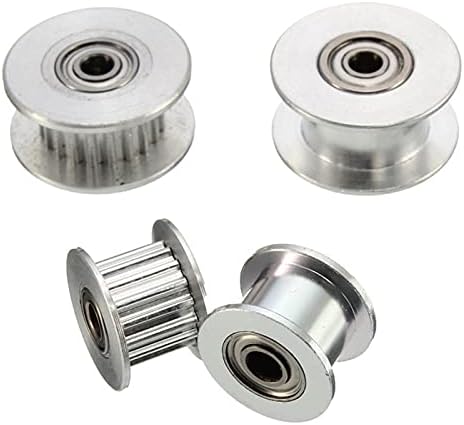 Myilai Dmeizhen Timing Polleley Wheel 16T/20T GT2 Polia de tempo de alumínio com/sem dente para impressora 3D DIY,