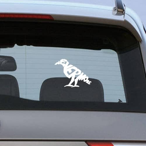 Nevermore Crow Vinyl Decals Adesivo para caminhões de carros Windows Bumpers Windows Walls Laptops Skins - 5,5 polegadas no